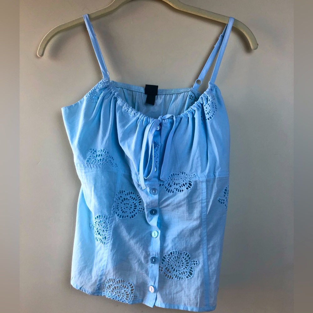 WILD FABLE BODICE TANK BABY BLUE MEDIUM NWOT